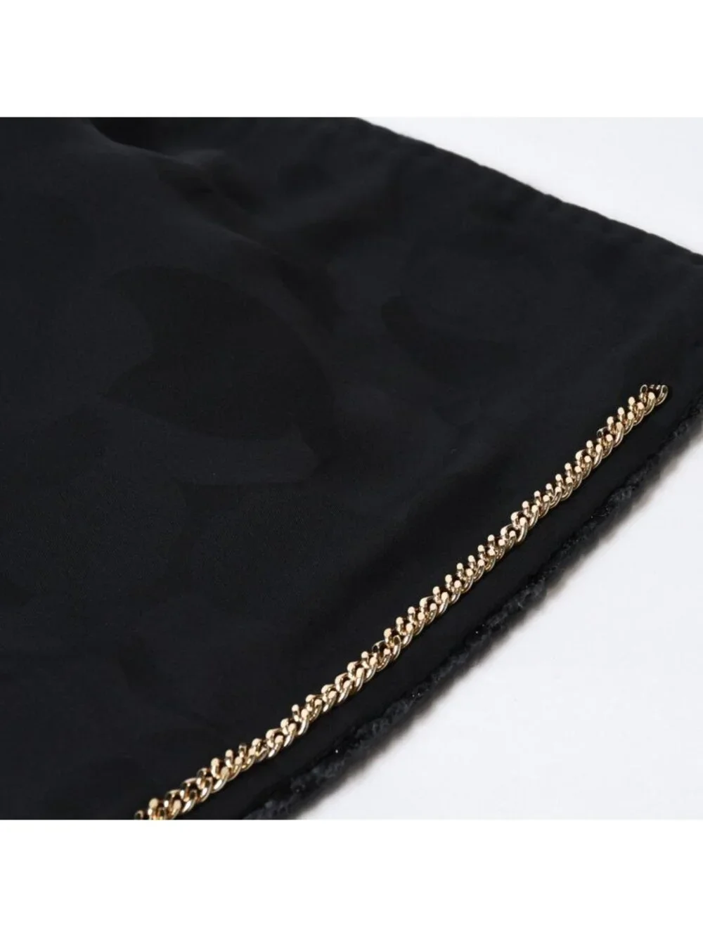 Chanel Tweed Jacket CC Logo Black